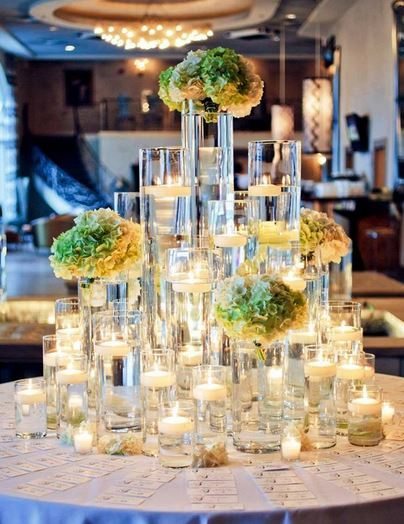 cylinder candle holders rentals in chicago