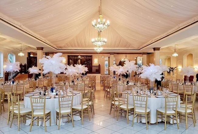 feather centerpieces rentals in chicago