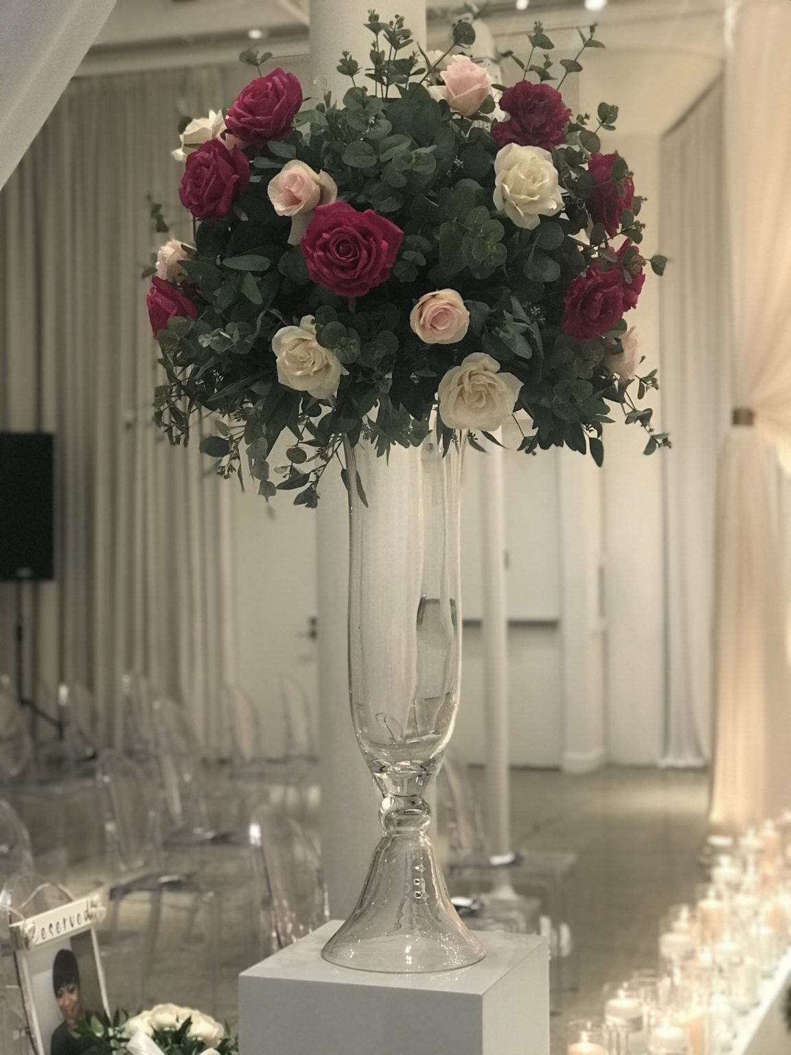 Silk Flowers Centerpiece Rentals AGS Event Creations