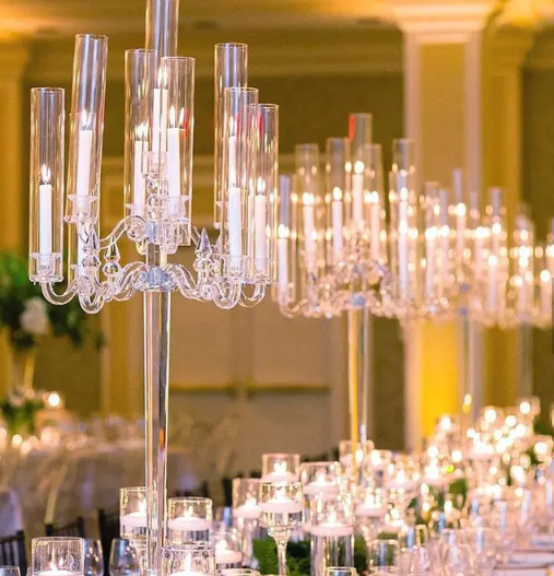 crystal candelabra rentals chicago